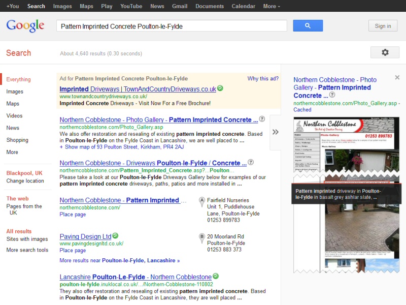 EasierThan customer ranked #1 in Google for a relevant search in their area