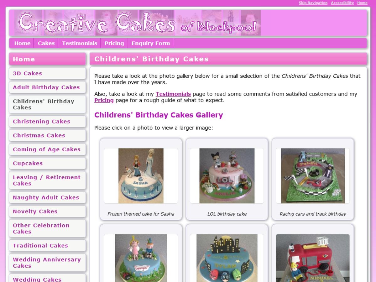 Link - Testimonial, Creative Cakes, Blackpool