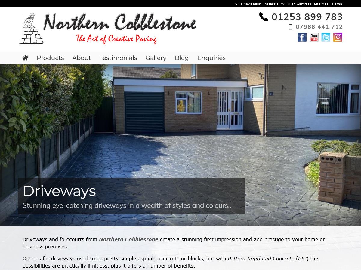 Link - Testimonial, Northern Cobblestone, Thornton-Cleveleys