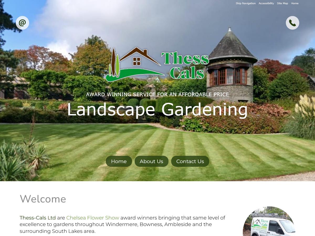 Thess-Cals Ltd (Bowness, Windermere, Cumbria) - Incrementally released replacement website where previous supplier stopped trading. - EasierThan Website Design, © 2026